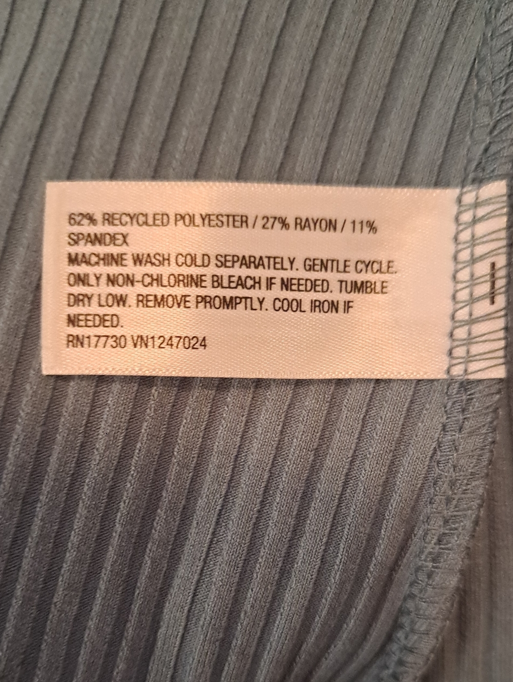 a new day Blue Rib Knit Slip Dress - Picture 4 of 11